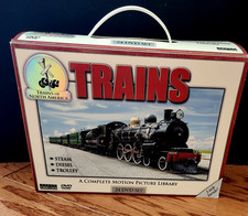TRAINS OF NORTH AMERICA: Complete Motion Picture Lib. - 24 DVDs - over 30 hours