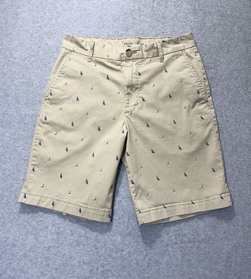 Izod Shorts Men s Size 30 Khaki With Sailboat Print  Advantage Performance