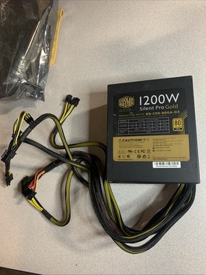 Cooler Master Silent Pro Gold 1200W RS-C00-80GA-D3 UNTESTED
