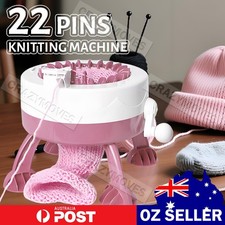 DIY Knitting Machine Smart Weaving Knit Rotating Kids Toy Scarf Sock Hat VIC