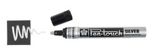 Sakura Pen-Touch Permanent Marker pen SILVER- 2.0mm Medium Point