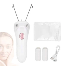 Facial Hair Remover, Electric Women Cordless Facial Threading Epilator Ladies...
