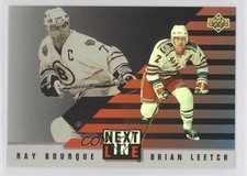 1993-94 Upper Deck Next Line Ray Bourque Raymond Brian Leetch #NL4 HOF 1s7