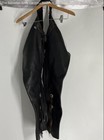 Kelly's Mens Black Leather Adjustable Waist Motorcycle Work Chaps No Size — photo 9