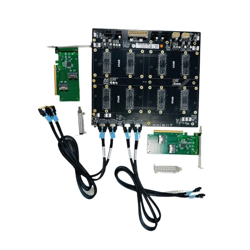 Built-in NVIDIA V100 SXM2 300G NVlink interconnect Dual Card 4*SXM2 Adapter