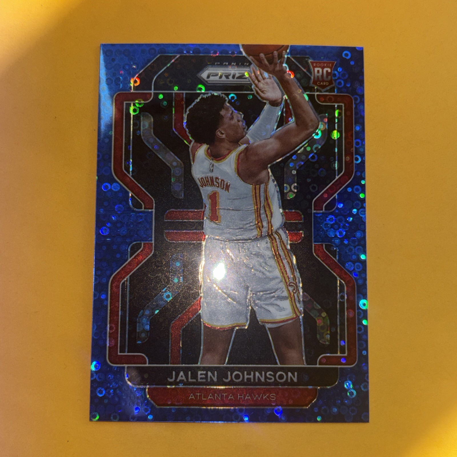 2021-22 Panini Prizm Jalen Johnson #305 RC Rookie Fast Break Blue /150