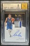 2018-19 Panini Noir Luka Doncic RC Patch Rookie Auto #/99 Mavericks BGS 8