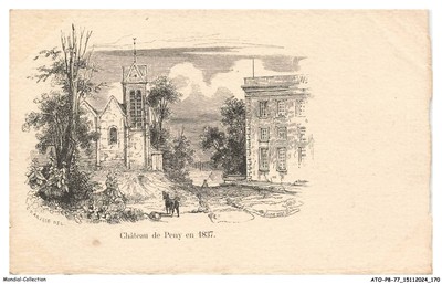 ATOP8-0637-77 - VAUX-LE-VICOMTE - Chateau de Peny im Jahr 1837