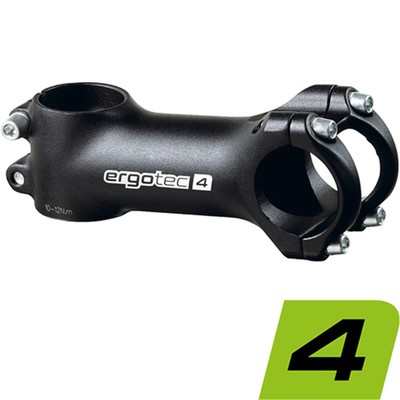 Ergotec Ahead Vorbau CRAB 2 Ø=25,4/28,6mm Aluminium L=70mm Fahrrad Schwarz