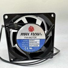 1 pc.  MAX FLOW Fan MF8038A2 8038A2-HS AC200-230V 80*38MM Aluminum Frame Fan