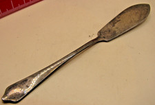 Antique Sterling Silver Butter Dish Spreader - Cutlery Knife