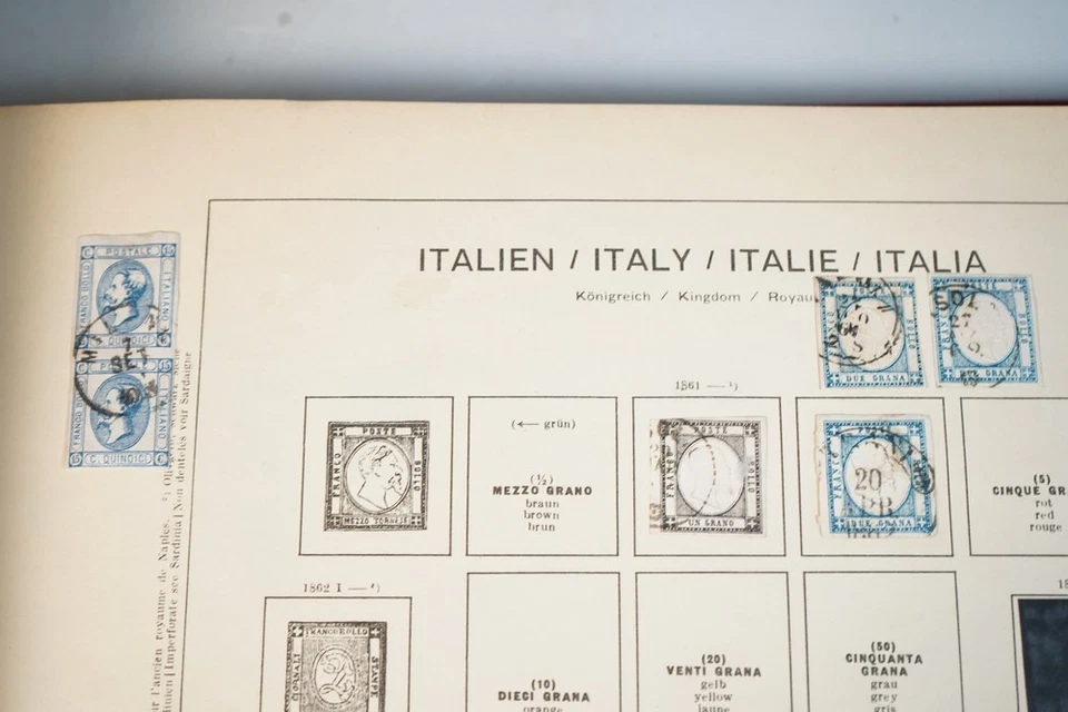 ITALY 1860s-1950s COLLECTION OF 1,000+ STAMPS MINT & USED IN SCHAUBEK ALBUM - Image 2 of 4