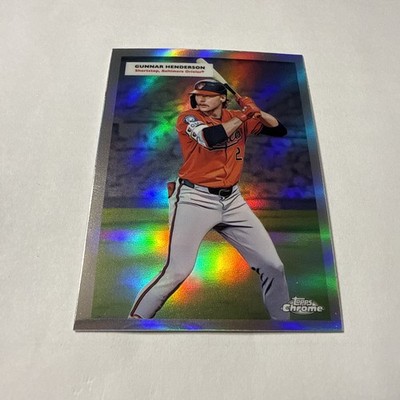 2025 Topps Chrome Platinum Refractor Gunnar Henderson / Cal Ripken Jr  #55DH-13