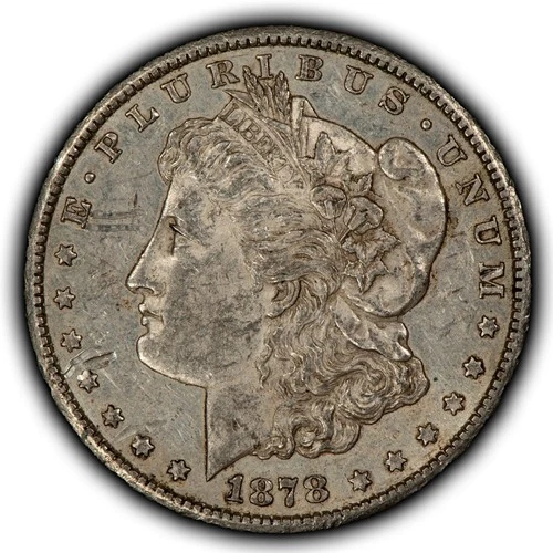 1878-CC $1 Morgan Silver Dollar - Glassy Key Date Carson City - AU - SKU-B5447