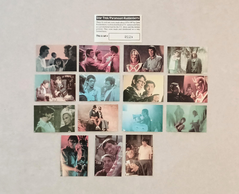 Star Trek Roddenberry/Lincoln Enterprises 16 Card Photo Sets SET #2128 16 Cards