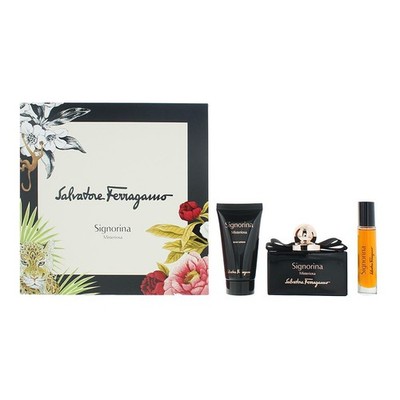 Salvatore Ferragamo Signorina Misteriosa 3 Ps Geschenkset: 100ml EDP, Lotion, Spray