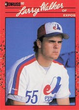 1990 Donruss Baseball - Larry Walker #578