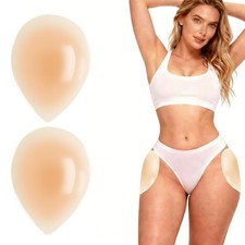 2PCS Silicone Hip Enhancer Pads-Invisible Butt Lifter Pads for Women, Reusable B