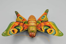 Alps Shoji Tin Toy Friction Butterfly F/S, Great Color Graphics, works