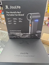 JISULIFE Portable Handheld Turbo Fan, 100 Speeds Adjustable Mini Personal Fan, 9