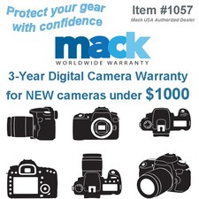 3-Year Warranty for Digital Still Camera under 1000 - Mack Warranty 1057