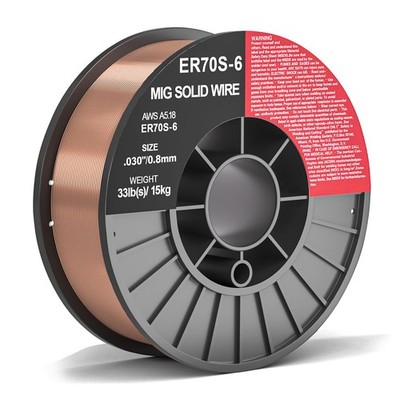 ER70S-6 .030-Inch on 33-Pound Spool Carbon Steel Mig Solid Strong ABS Plastic Sp