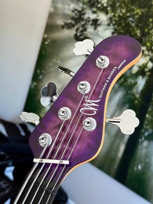 Mayones Jabba Custom 5 - Infinite Purple Gloss - Quilted Maple Top