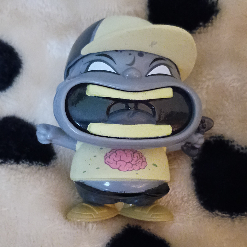 Funko Glow in the Dark Zombie Vinyl Figure 2010 Gray Yellow Black