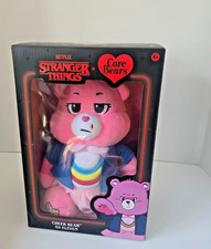 Netflix Care Bears x Stranger Things Cheer Bear as Eleven 12" PLUSH NEW IN BOX