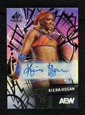 2025 SP Game Used AEW Purple Auto 4/5 Kiera Hogan #67 Auto 0j0o