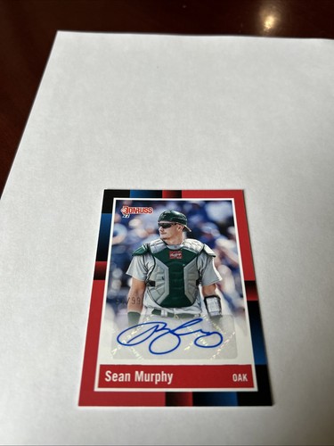 SEAN MURPHY 2022 Donruss Red Retro '88 Signatures SP #54/99 Autograph #R88S-SM.