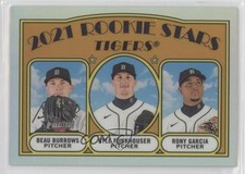 2021 Heritage Rookie Stars Chrome Refractor /572 Beau Burrows Rony Garcia 0x1j