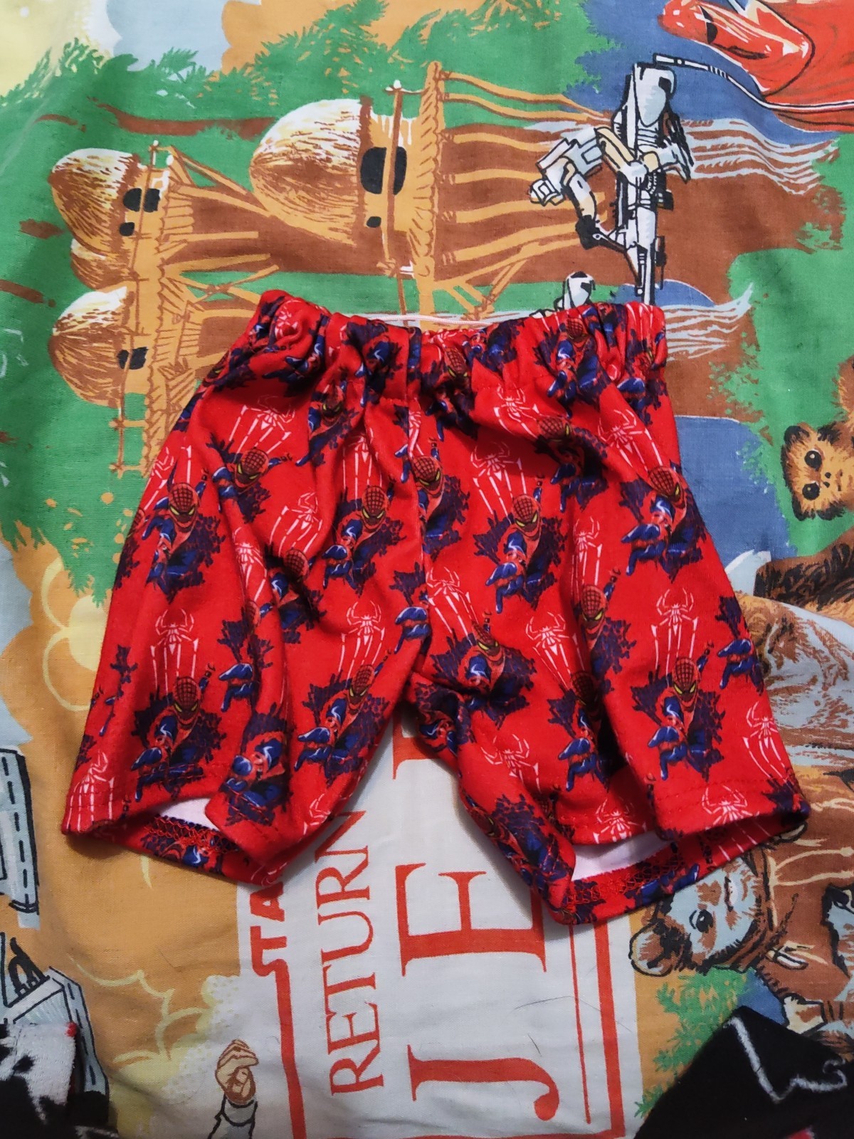 Build A Bear Marvel Spider Man Pajama Pants Clothes Outfit