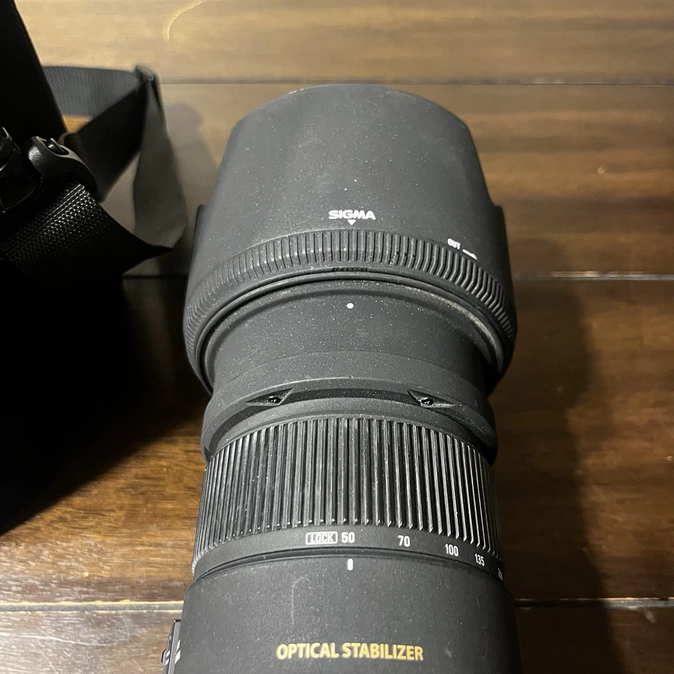 SIGMA AF 50-500mm F/4.5-6.3 APO DG OS HSM Lens for Nikon w/Case [Near Mint] #118 - Image 3 of 4