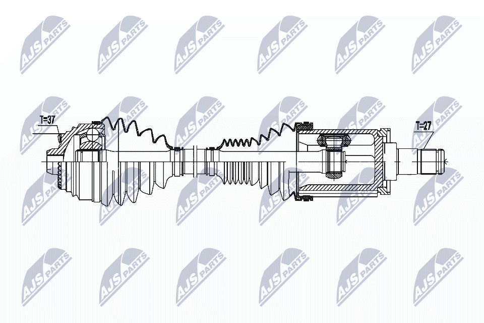 Original NTY Drive Shaft NPW-BM-177 For BMW - Image 3