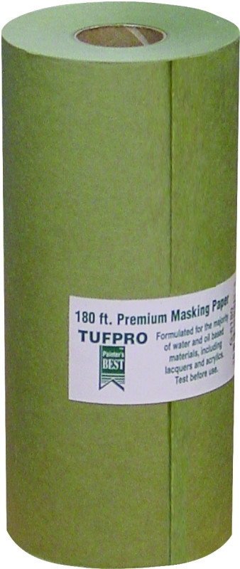 Trimaco PR6 General Purpose Masking Paper, 6-inch x 60-yard, Green, 180 Foot