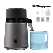 4L Water Distiller Pure Water Stainless Steel Purifier Filter With BPA-Free Jar