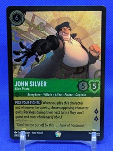 Disney Lorcana Fabled John Silver - Alien Pirate #89/204 Cold Foil