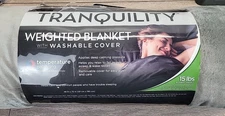 Tranquility Weighted Blanket 48"x72" 15lbs Temperature Balancing  Gray
