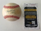 Tom Seaver Inscribed HOF '92 Autograph Auto Official Baseball JSA Certified