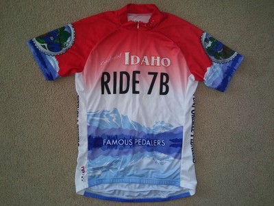 Primal Cycling Jersey Sandpoint Idaho Ride 7B - Don't Mash Me Potato Bike Rider