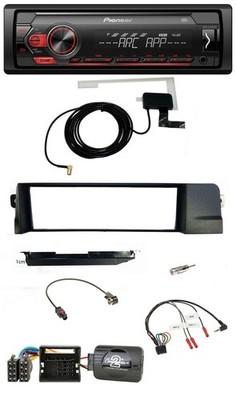 Pioneer 1DIN USB DAB MP3 Steering Wheel Car Stereo for BMW 3 Series E46 Pro 2001-2007