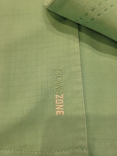 Tommy Bahama Island Zone Silk Blend Mens XXL Short Sleeve Camp Shirt Teal Pocket - Picture 4 of 18