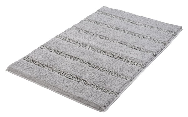 Kleine Wolke Badteppich Monrovia Lbh 100X60X2.50 Cm Silber Badematte-image