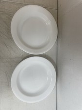 CORELLE - WINTER FROST WHITE - 20 OZ SHALLOW SALAD PASTA 8 1/2" BOWLS - SET OF 2