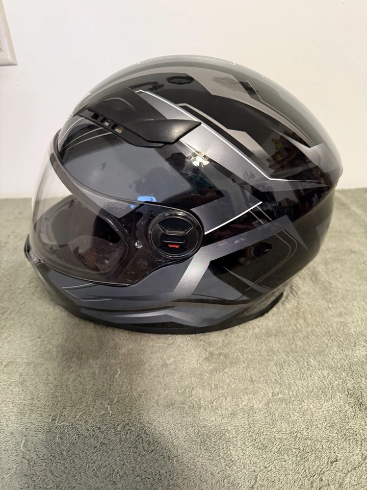 Casco Modular Vega Caldera Negro y Gris ECE R 22.05 Talla L Foto 3 de 4