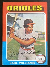 Earl Williams 1975 Topps Mini Baseball Baltimore Orioles #97