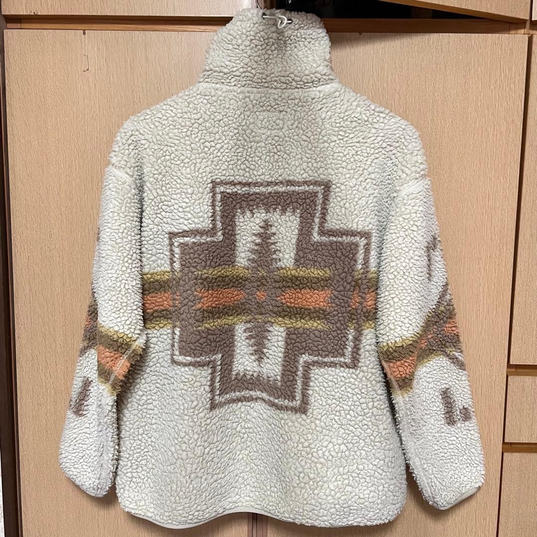 Pendleton×Bayflow Boa Fleece Jacket, Native Patte… - image 2