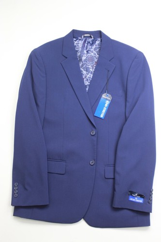 Nautica Mens Regular fit 2 Piece Suit 44 S / 38 Waist Blue Solid - Picture 3 of 4