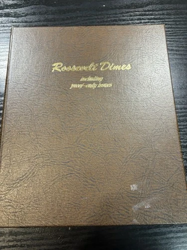 1946-2021 PDS Roosevelt Dime Partial Set (184) Coins In Dansco Album (48 Silver)